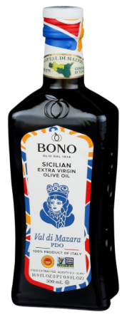 Bono Sicilian Certified PDO Val Di Mazara Extra Virgin Olive Oil